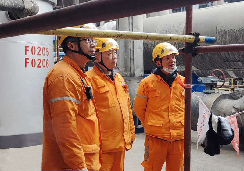 弘旭公司開展春節前安全生產檢查(圖1) 弘旭公司開展春節前安全生產檢查(圖1)